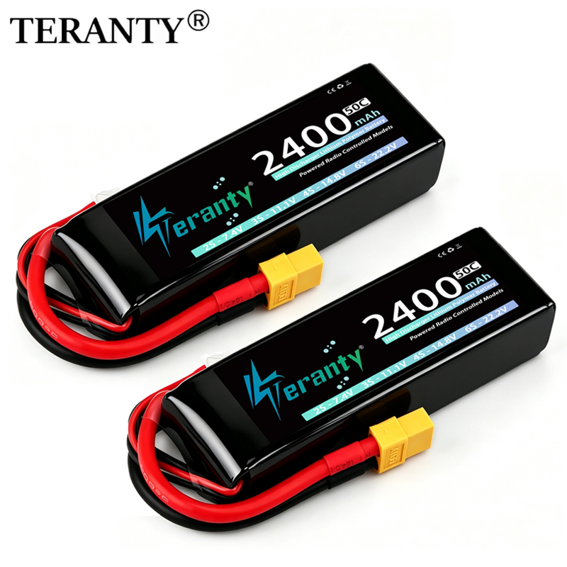 Drone Lipo Battery - TERANTY 3S 2200/2400/2600mAh Baterai Lipo 11.1V