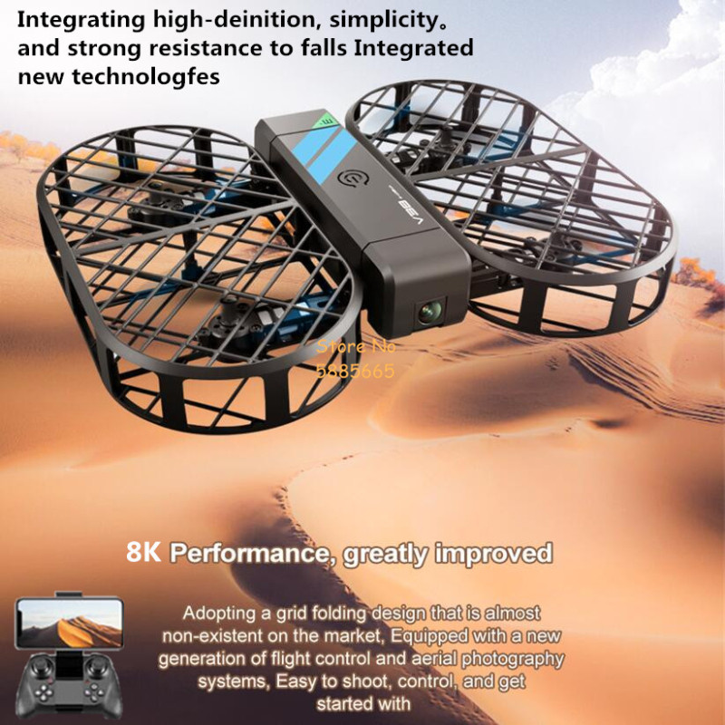 Drone Rc With Screen - Kamera HD 8K 360 ° Perlindungan