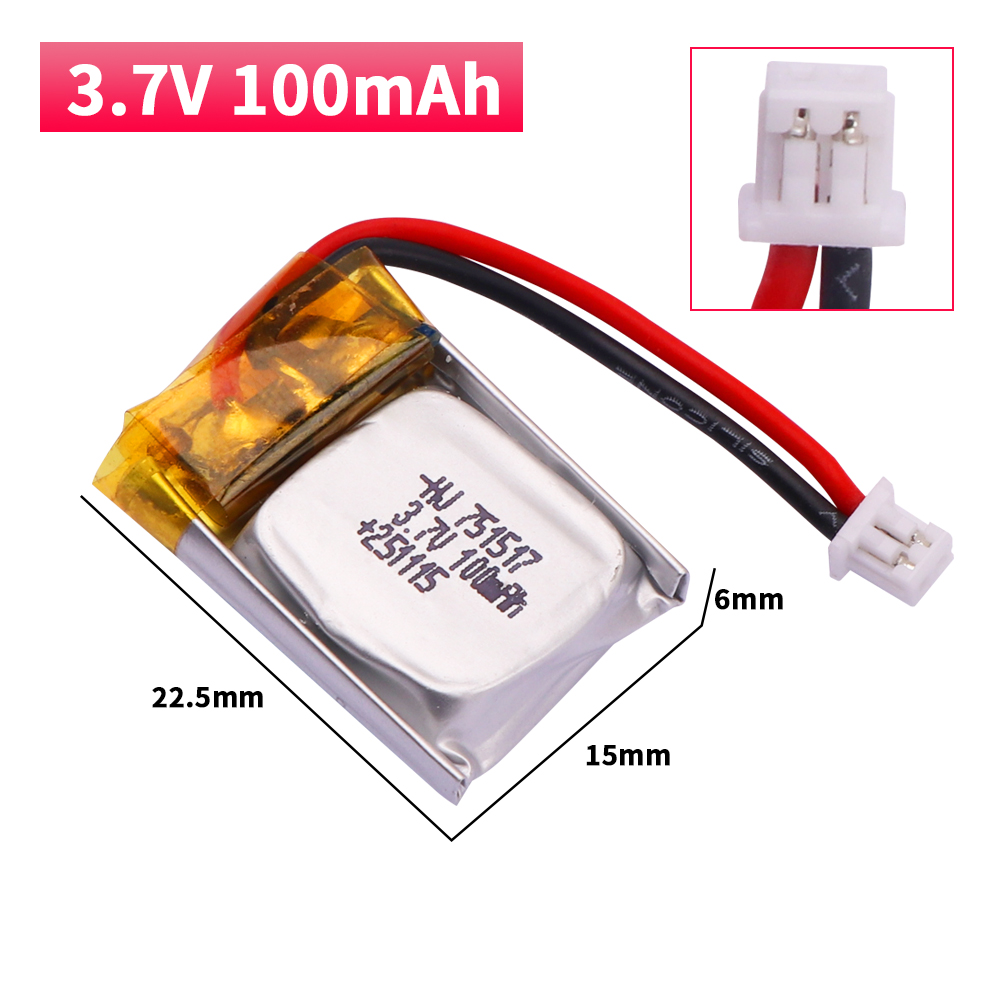 Baterai Lipo 3.7V 751517 100Ma - Drone Fq777 Rc Quadcopter ulasan dan harga