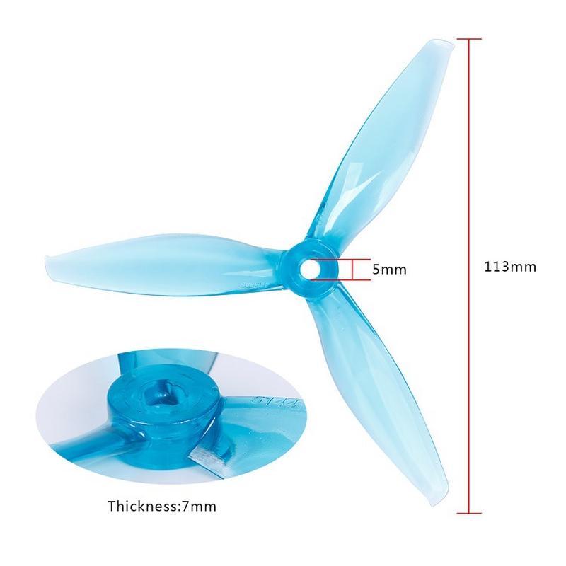 GEMFAN Freestyle 5144 5.1 Inch - Rc Motor Drone ulasan dan harga