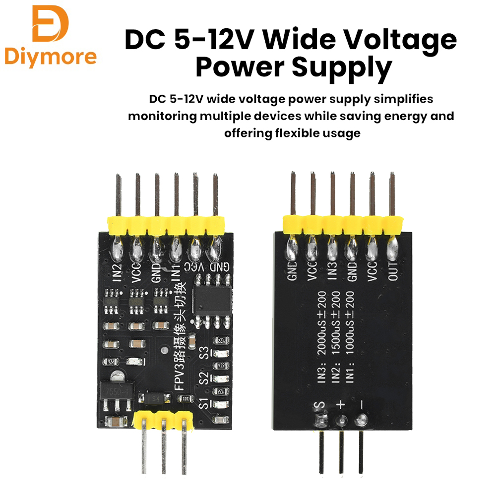 Modul Pengalih Video 3 Saluran - Drone Switch Rc ulasan dan harga