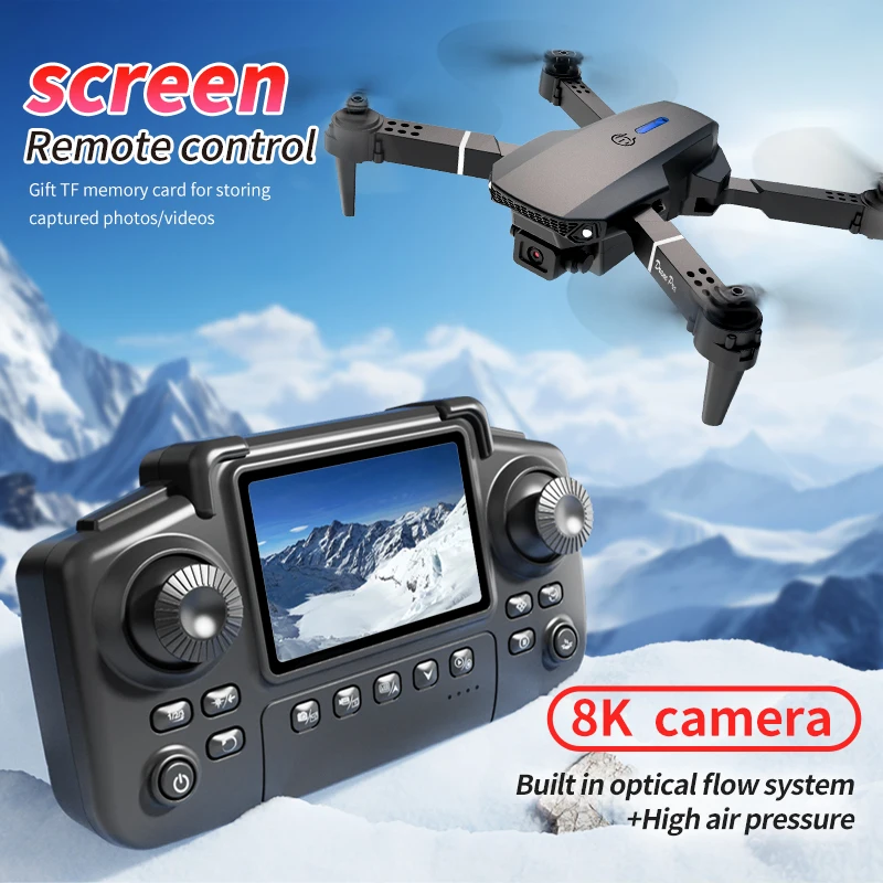 Drone Profesional E88 PRO deng - Drone Rc With Screen ulasan dan harga