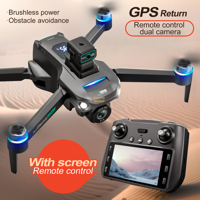 Drone Quadcopter kendali jarak - Drone Rc With Screen ulasan dan harga