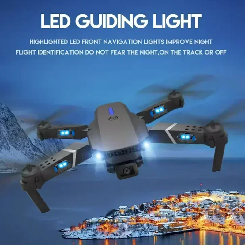 E88 Pro Drone FPV kamera sudut - Drone Rc With Screen ulasan dan harga