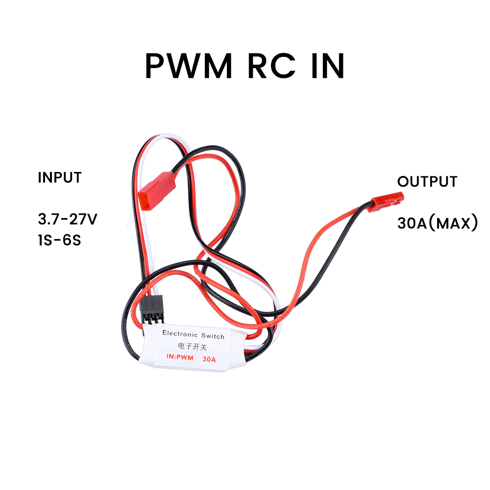 3.7-27V 30A Saklar Elektronik  - Drone Switch Rc ulasan dan harga