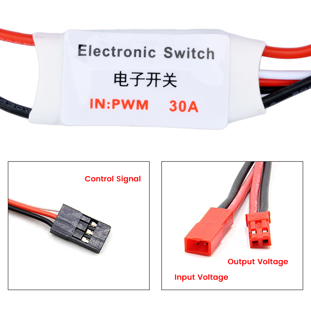 3.7-27V 30A Saklar Elektronik  - Drone Switch Rc ulasan dan harga