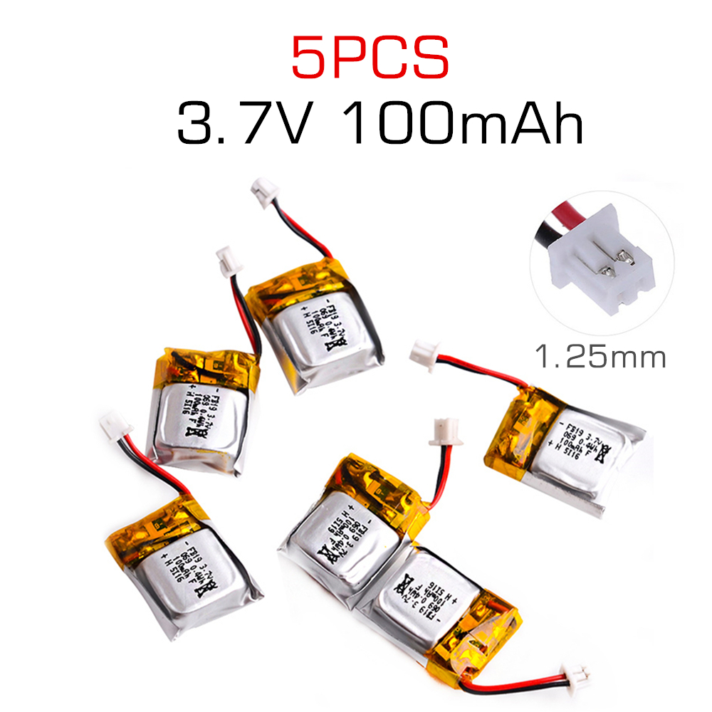 5 Buah Baterai Li-po 3.7V 100M - Drone Fq777 Rc Quadcopter ulasan dan harga