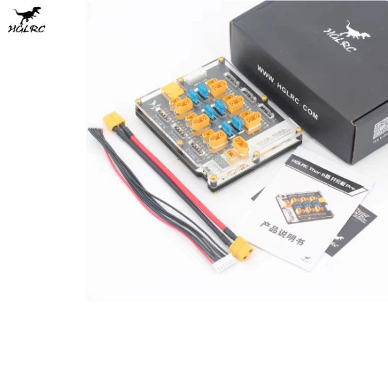 HGLRC Thor Pro 6 Port Papan Pe - Lipo Parallel Charging Board ulasan dan harga