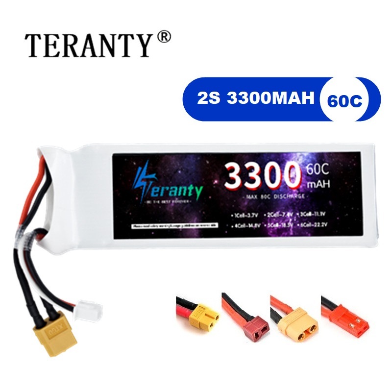 2S 7.4V baterai LiPo 3300mAh 6 - Drone Lipo Battery ulasan dan harga