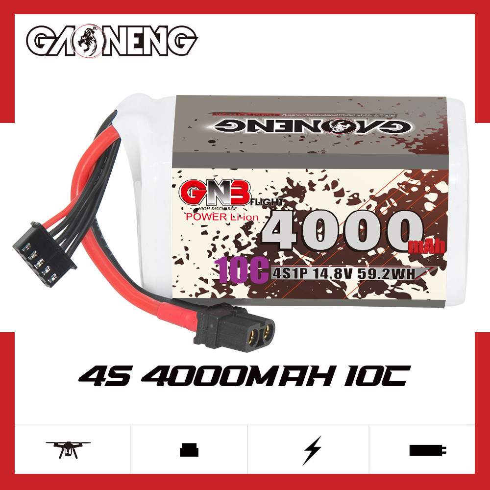 GNB 4000mAh 4S 14.8V 10C 20C d - Drone Lipo Battery ulasan dan harga