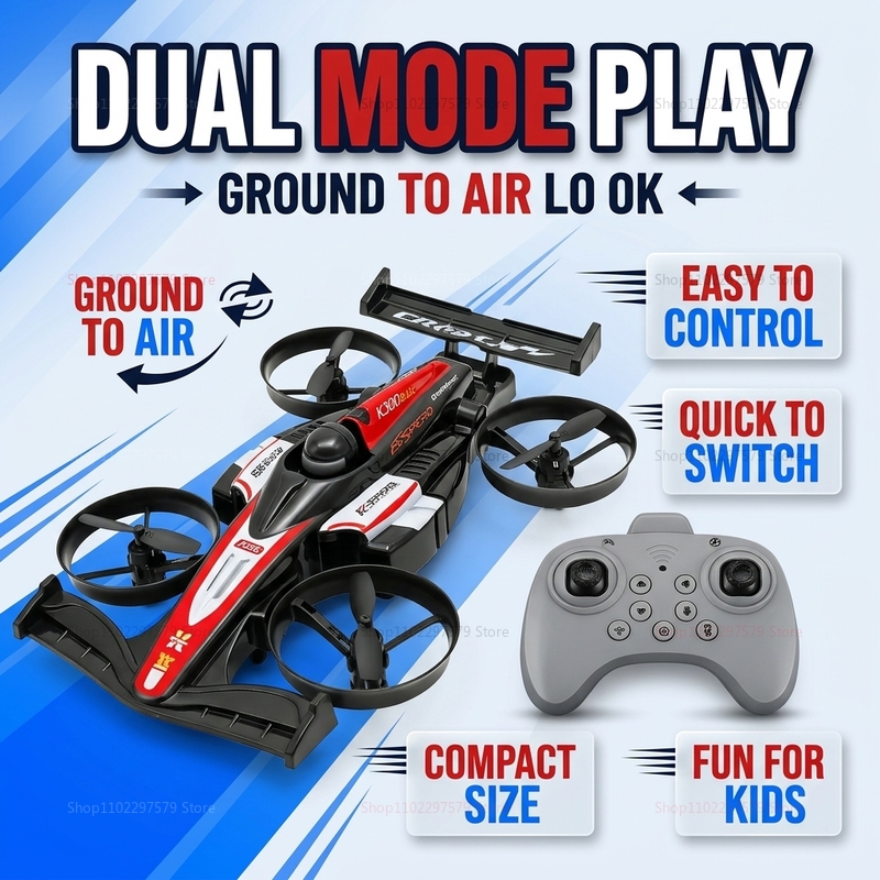 Mobil Terbang Mini RC 2.4G Rem - Rc Drone And Flying Car ulasan dan harga