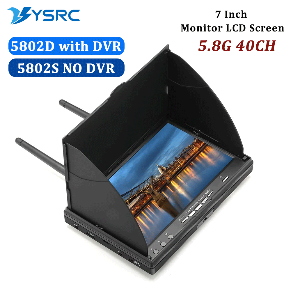 5.8G FPV DVR LS5802D Monitor L - Drone Rc With Screen ulasan dan harga